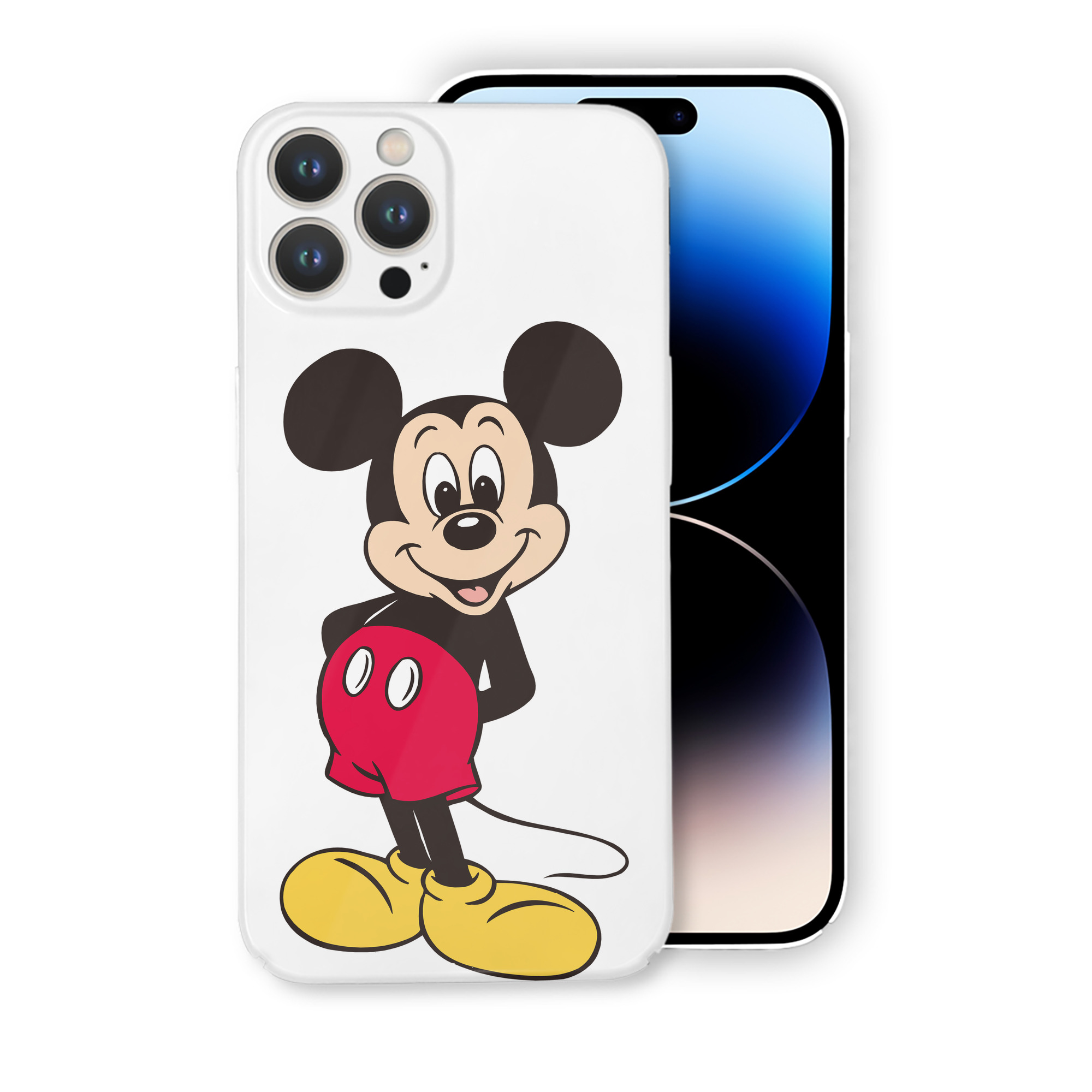 （画像用） ミッキーマウス Mickey Mouse 【iPhone 14シリーズ対応】ハードケース